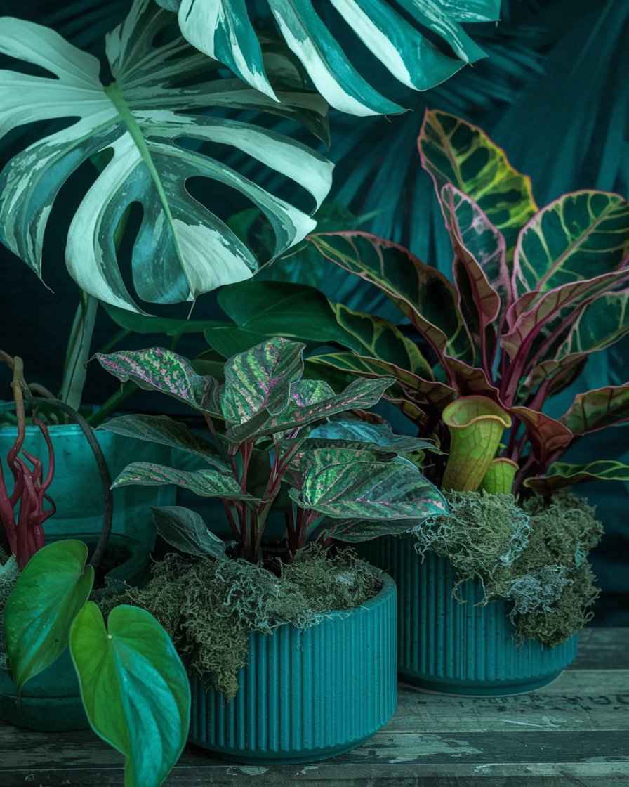 Indoor plants improving air quality